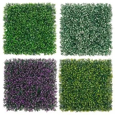 Konstgjord Boxwood Wall Milan Grass Panel Plant Green