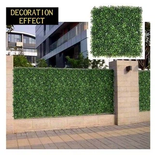 Konstgjorda gräsmattor Artificiella Boxwood Hedge Wall Plant Panels