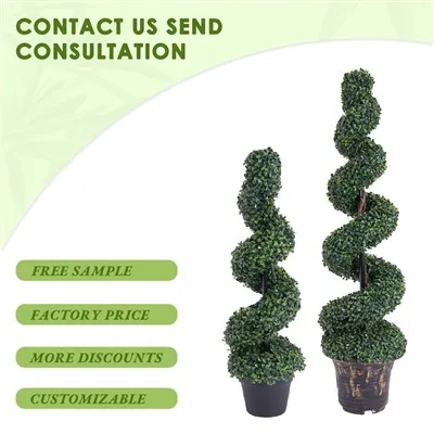 Konstgjorda krukväxtträd för utomhus- inomhusdekoration