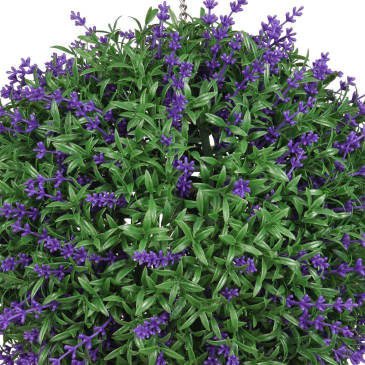 Artificial Boxwood Lavender Grass Topiary Balls