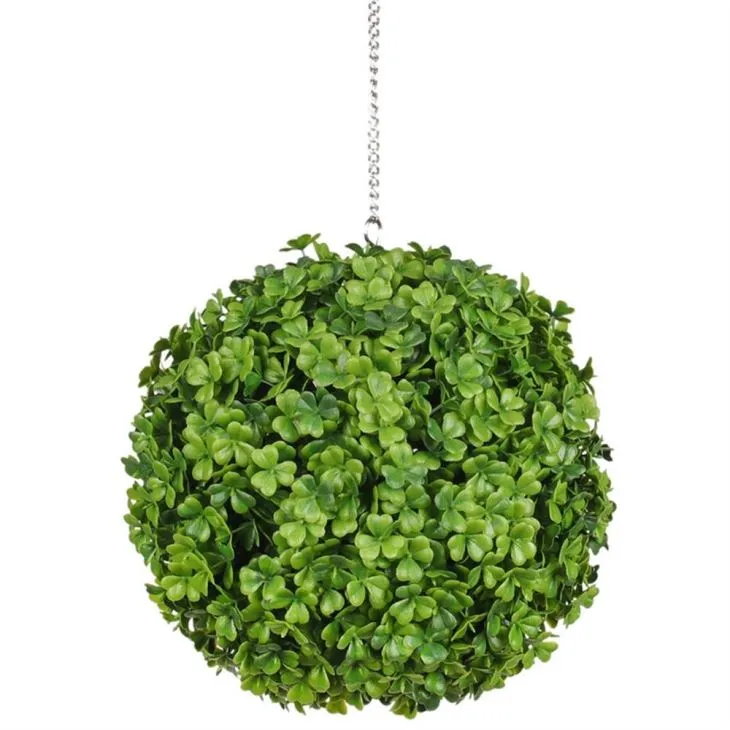 Green Artificial Grass Ball Plants For Home Garden Decoration