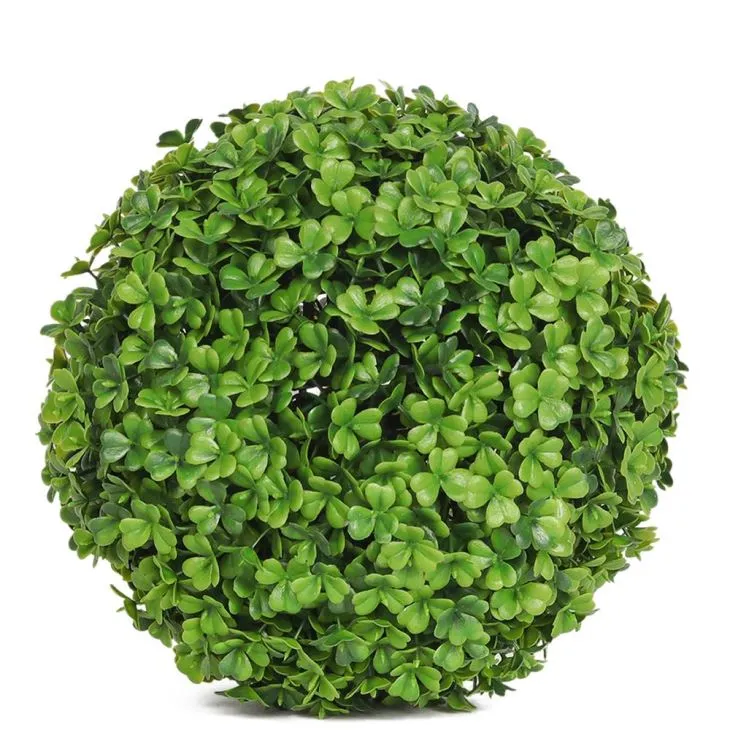 Green Artificial Grass Ball Plants For Home Garden Decoration