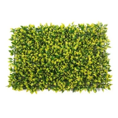 Gula gröna blad Topiary Hedge Plant Greenery Walls