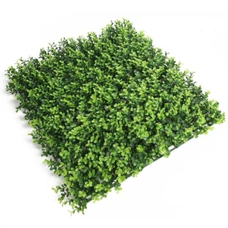 Konstgjord gräsvägg för blad för trädgårdsdekoration