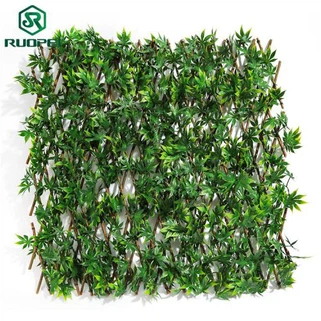 Artificial Green Leaf Fence