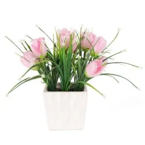 Gröna växter konstgjord kruka för hotelldekoration