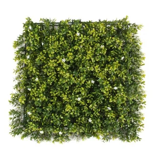 UV-beständig konstgjord boxwoodpanel för att lägga till grönska