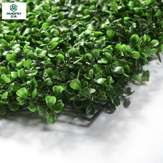 Plast kunstgjorda Boxwood Hedge Panels Garden Home Decoration