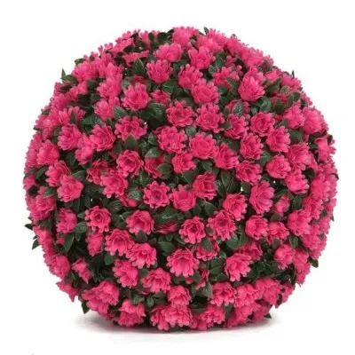Rose Red Grass Ball Artificial Topiary Ball