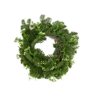 Konstgjord Boxwood Garland Grass Lavendelkrans