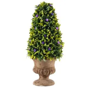 Konstgjord växt Bonsai Med Blomma