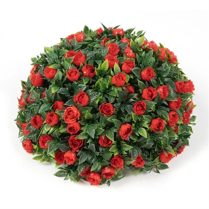 Flaming Red Roes Flower-ball