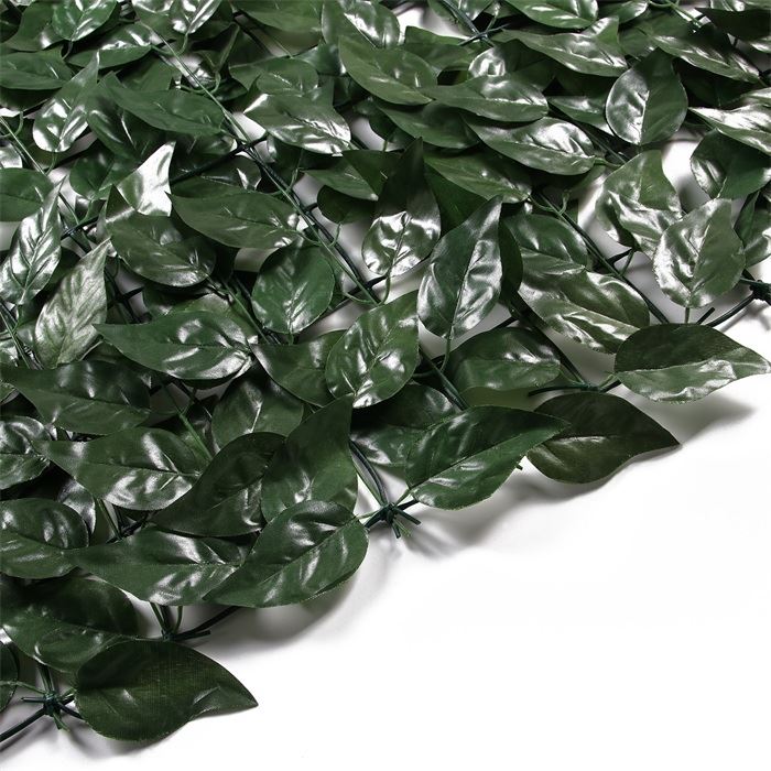 Green Ivy Artificial Hedge Peach Leaf Fence